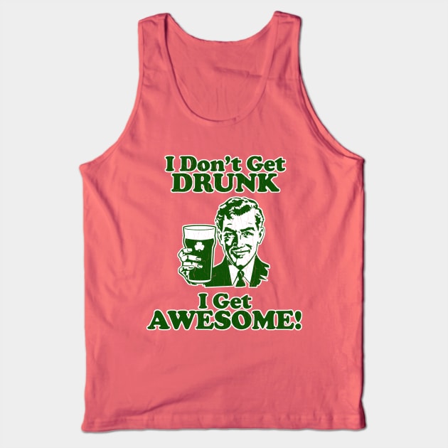 St. Patrick's Day Shirt (vintage distressed look) Tank Top by robotface